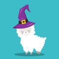 LLAMA HALLOWEEN WHITE 05