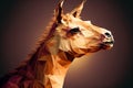 Llama polygonal illustration illustration