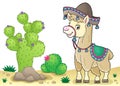 Llama in sombrero theme 3