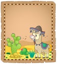 Llama in sombrero theme parchment 1