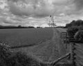 Llancayo Windmill (Horizontal Monochrome)