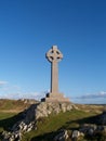 Llanddwyn island Celtic Cross Royalty Free Stock Photo