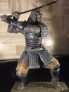 Llandro sculpture artist at work - samurai