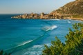 Beautiful Rolling Waves at Llandudno Beach, Cape Town. Royalty Free Stock Photo