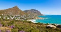 Llandudno beach and seaside town of Cape Town Royalty Free Stock Photo