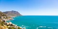 Llandudno beach and seaside town of Cape Town Royalty Free Stock Photo