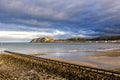 Llandudno North Wales - The little orme and beach Royalty Free Stock Photo