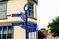 Llandudno north Wales united kingdom Welsh and English multilingual sign, Llandudno, Wales