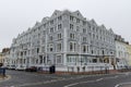 Llandudno promenade hotels during lockdown Royalty Free Stock Photo