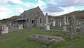 Llandudno , Wales, UK - April 22 2018 : St Tudno`s church and cemetery on the Great Orme at Llandudno, Wales, UK