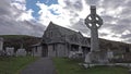 Llandudno , Wales, UK - April 22 2018 : St Tudno`s church and cemetery on the Great Orme at Llandudno, Wales, UK