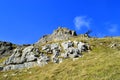 Llandudno west shore view of Great Orme Royalty Free Stock Photo