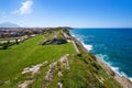 Llanes El Sablon beach in Asturias Spain Royalty Free Stock Photo