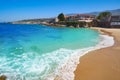 Llanes El Sablon beach in Asturias Spain Royalty Free Stock Photo