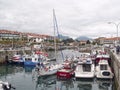 Llanes port in Asturias Spain at the afternoon