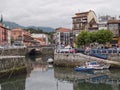 Llanes port in Asturias Spain at the afternoon