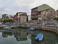 Llanes port in Asturias Spain at the afternoon