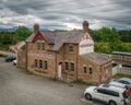 Llanfair, Anglesey - 22nd August 2022: The famous Llanfairpwllgwyngyll train station