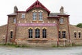 Llanfairpwllgwyngyll railway station sign. Royalty Free Stock Photo