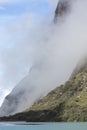 Llanganuco lake in the Cordillera Blanca, Peru