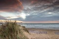 Llangennith Beach Gower with Worms Head view