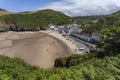 Llangrannog Beach View Royalty Free Stock Photo