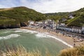 LLangrannog Beach Royalty Free Stock Photo