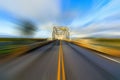 Llano Bridge Texas motion blur