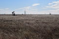 Llano estacado sea of grass and pumpjacks