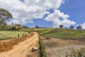 Llano Grande, Antioquia / Colombia November 15, 2018 Workers in a road construction.