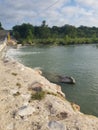 Llano River in Central Texas Royalty Free Stock Photo