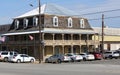 Llano, TX - June 8, 2023: Historic Building Located across from Llano County Courthouse in Downtown Llano Texas