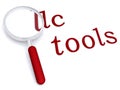 Llc tools with magnifiying glass