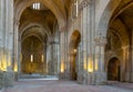 LLEIDA, SPAIN, OCTOBER 1, 2017: Interior of La Seu Vella cathedral at Lleida, Spain
