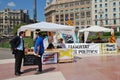 Llibertat Presos Politics stands, Barcelona