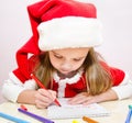 Llittle girl writes letter to Santa