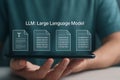 LLM â Big Language Models: Mining Big Data, Generating Natural Language and Revolutionizing Data Streaming with AI Royalty Free Stock Photo