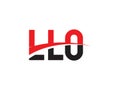 LLO Letter Initial Logo Design Royalty Free Stock Photo