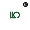 LLO Logo Letter Monogram Design Royalty Free Stock Photo