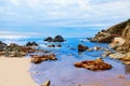 Lloret de Mar beach of Costa Brava Catalonia Royalty Free Stock Photo