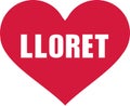 Lloret de Mar heart