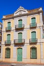 Lloret de Mar mediterranean facade in Costa Brava at Catalonia