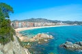 LLoret de Mar resort, Catalonia, Spain Royalty Free Stock Photo