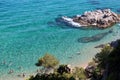 Lloret de Mar transparent mediterranean beach