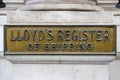 Lloyds Register of Shipping in London, UK Royalty Free Stock Photo