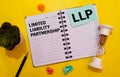 LLP Limited Liability Partnership banner and concept. Minimal aesthetics.