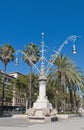 Lluis Companys Avenue in Barcelona, Spain