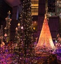 Llumination of the Christmas & New Year light at Shiodome in the theme of Beauty of the Beast on NOV 25, 2017, Tokyo Japan