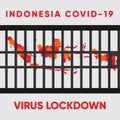 llustration Indonesia on Corona virus