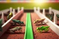 lly rendered grasshoppersGrasshopper Racing: Unreal Engine 5\'s Hyper-Detailed Epic
